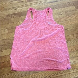Under Armour Heat Gear  Heathered Pink Racerback Tank